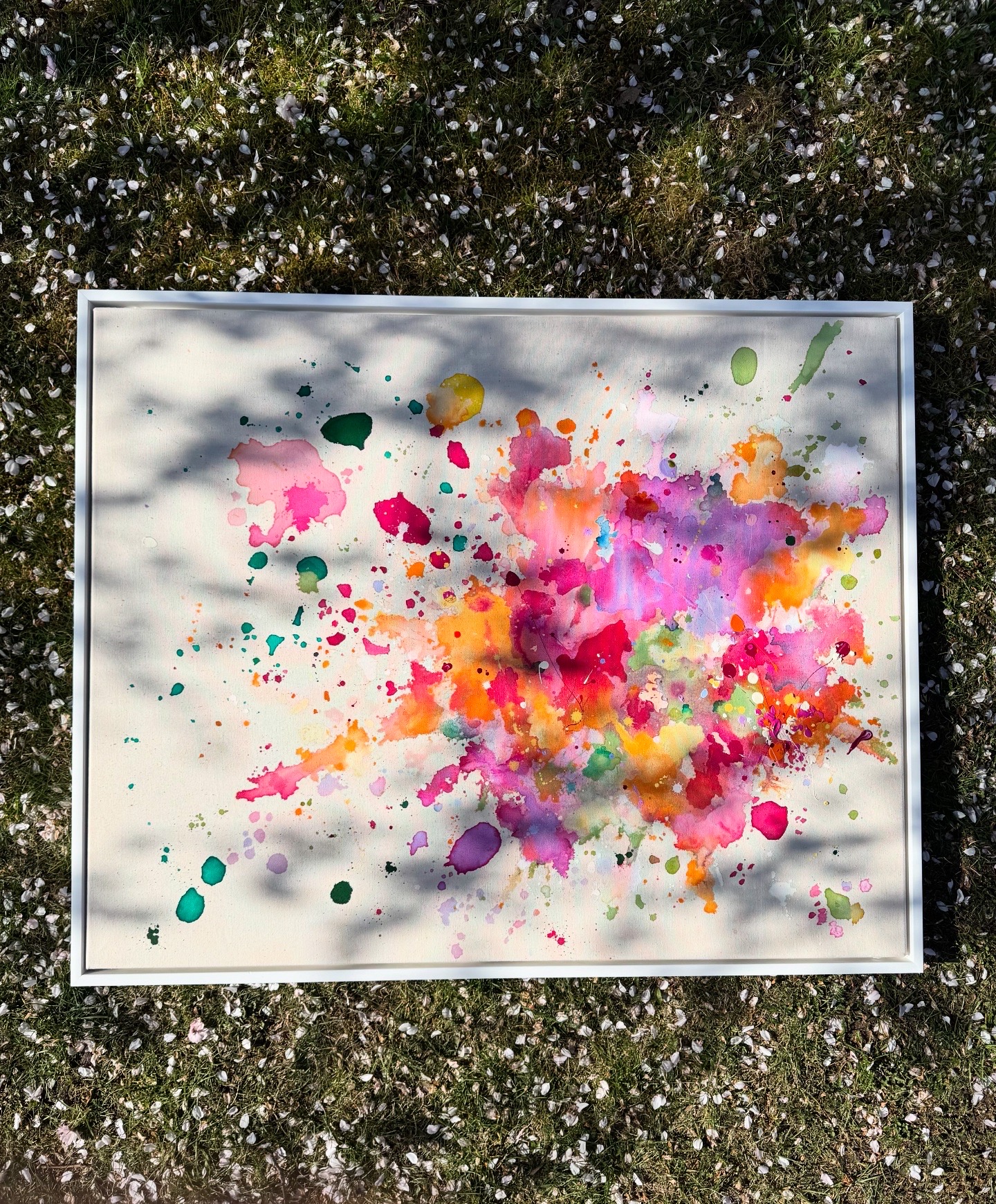 Schöner Tag, 2025, Acryl auf roher Baumwollleinwand